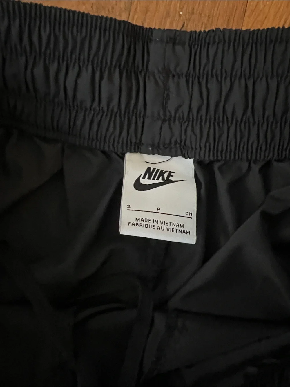 Nike Sportswear Women High Waist Black and Red Trouser Track Pants - S